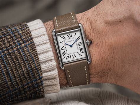 cartier tank jumbo|cartier tank must on wrist.